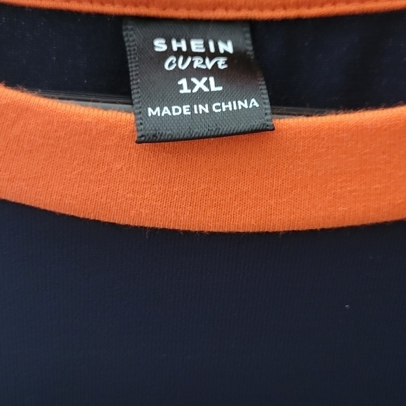 SIZE: 1X (14) Shein Unity Plus Colorblack Checked Bodycon Dress - Picture 2 of 3